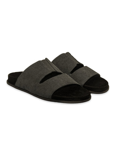 Paaduks Finn Cloak Corduroy Grey Men Slides