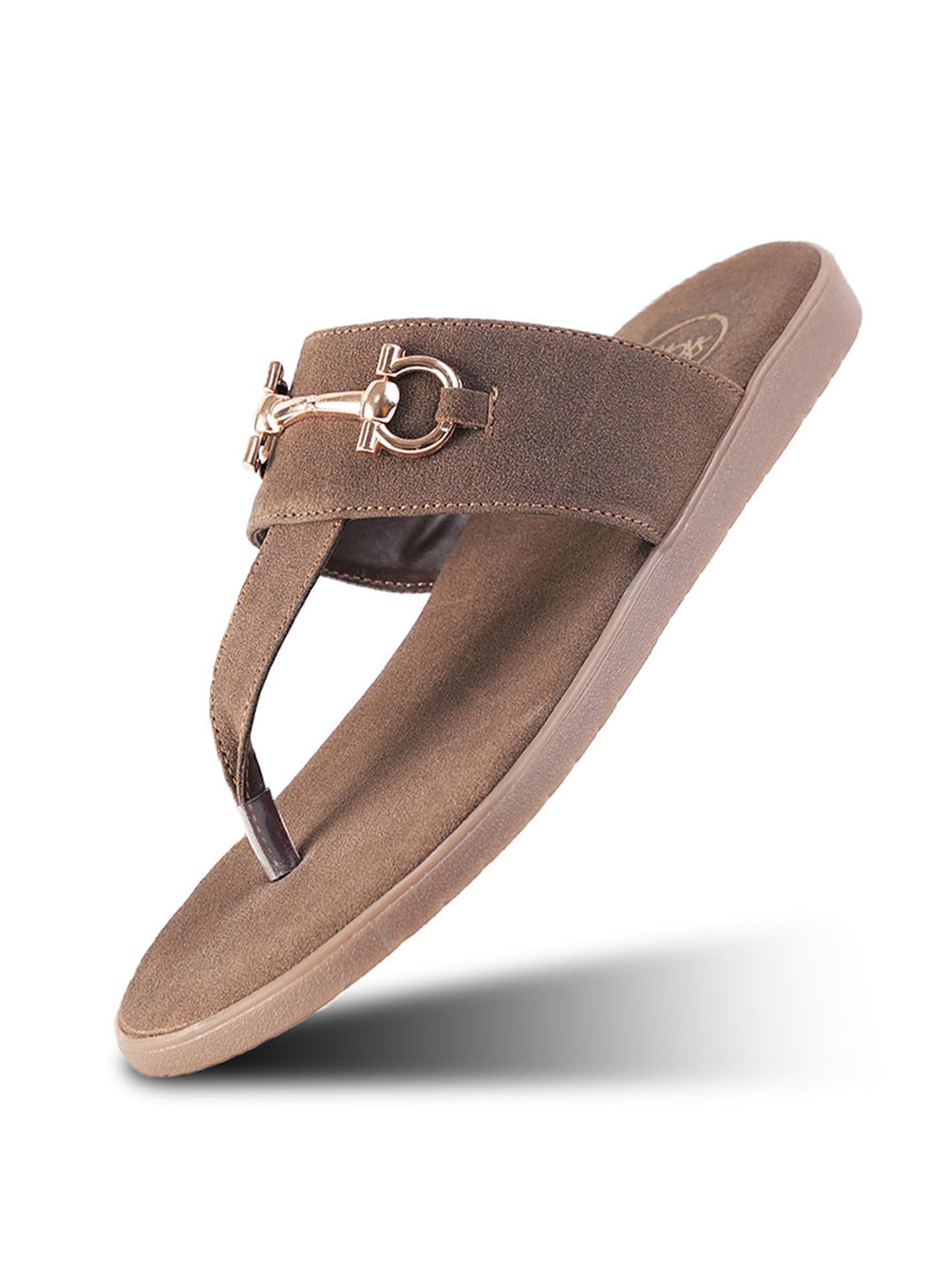 T-Rad Luxe Horsebit Sandals - Brown