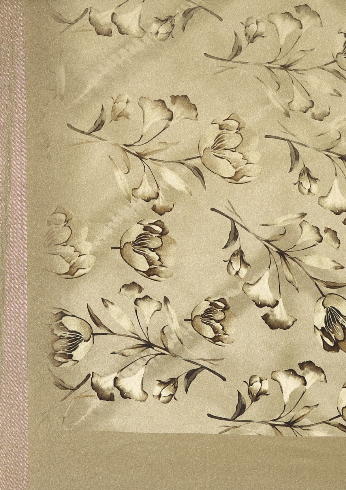 Sage Green Zigzag Leheriya Printed Satin Saree