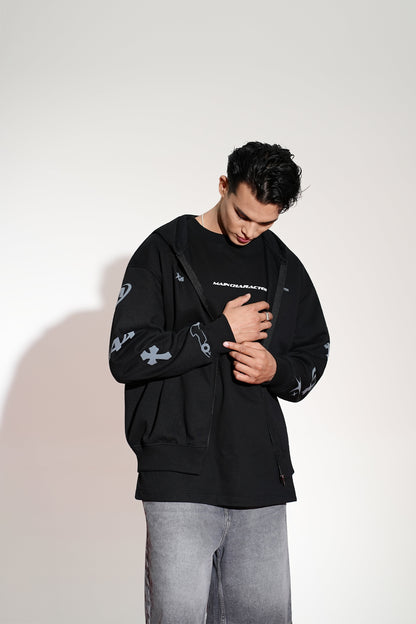 IMPERIAL OVERSIZED ZIPPER HOODIE
