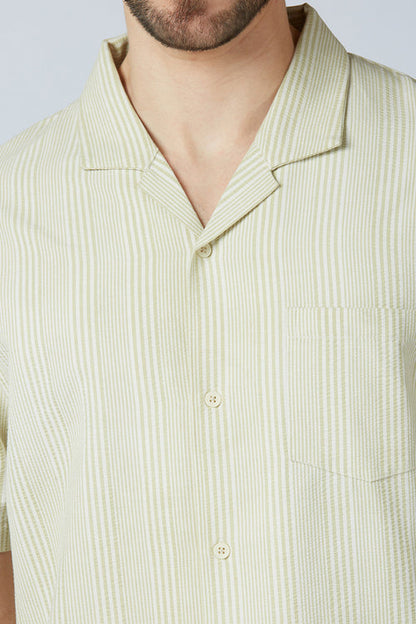 Textured Piers Half Sleeve Shirt