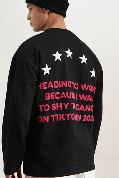 HEADING TO WORK SWEAT T-SHIRT