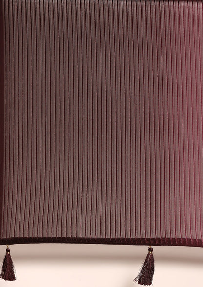 Multicolor Ombre Striped Chiffon Saree