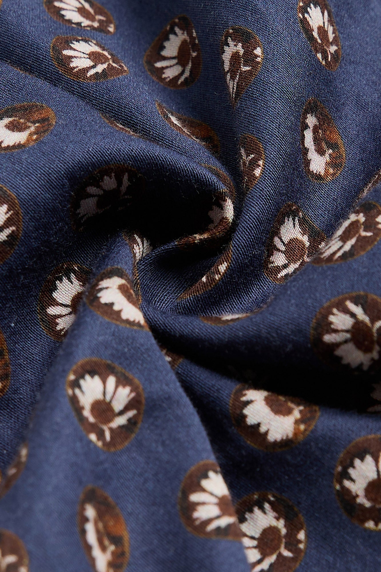 Navy Bloom Print Shirt