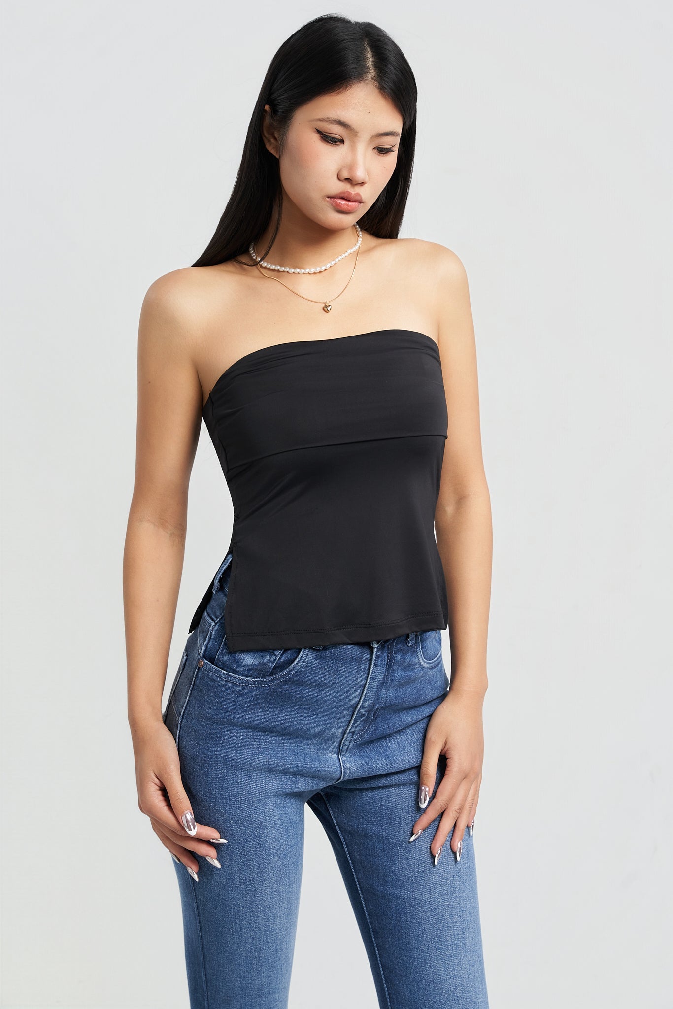 Basic Strapless Tube Top