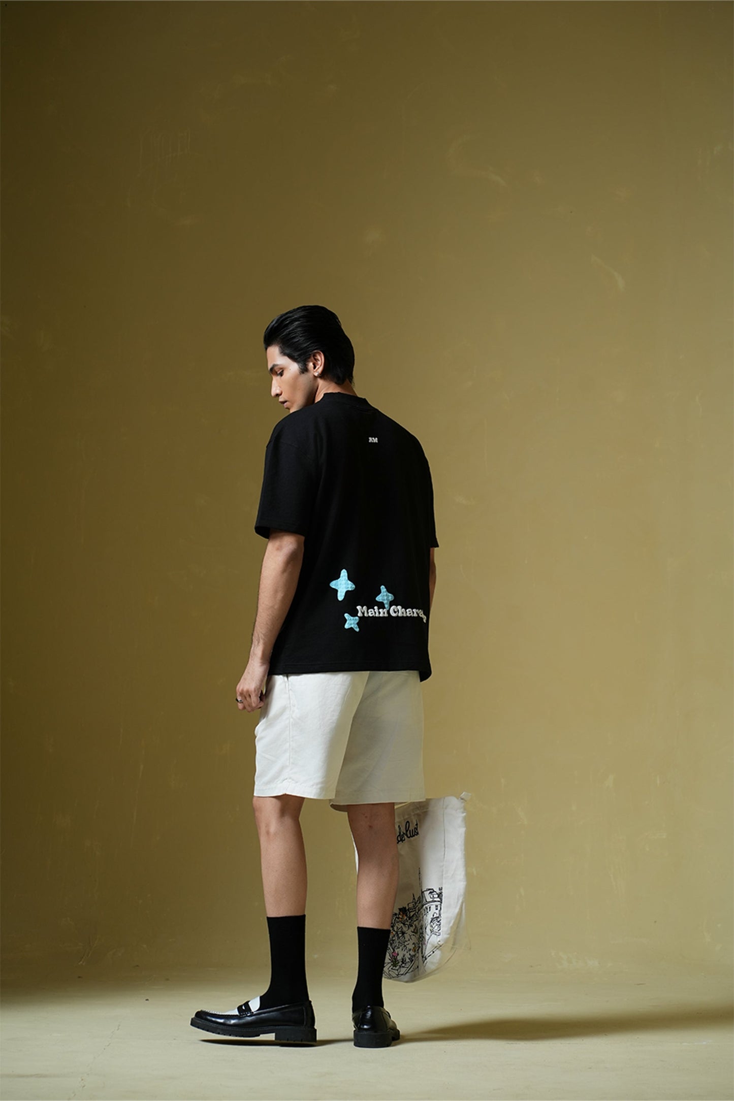 Sao Paulo Black Oversized T-Shirt