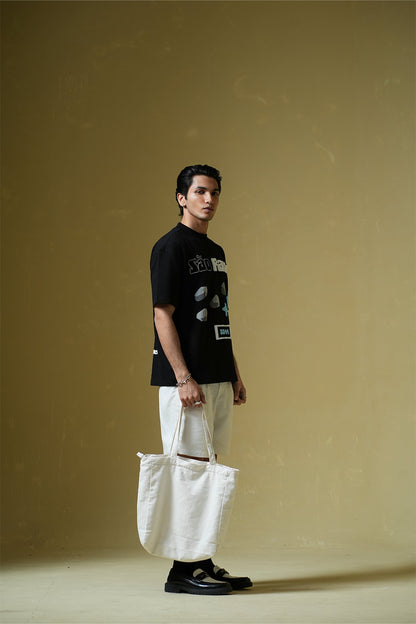 Sao Paulo Black Oversized T-Shirt