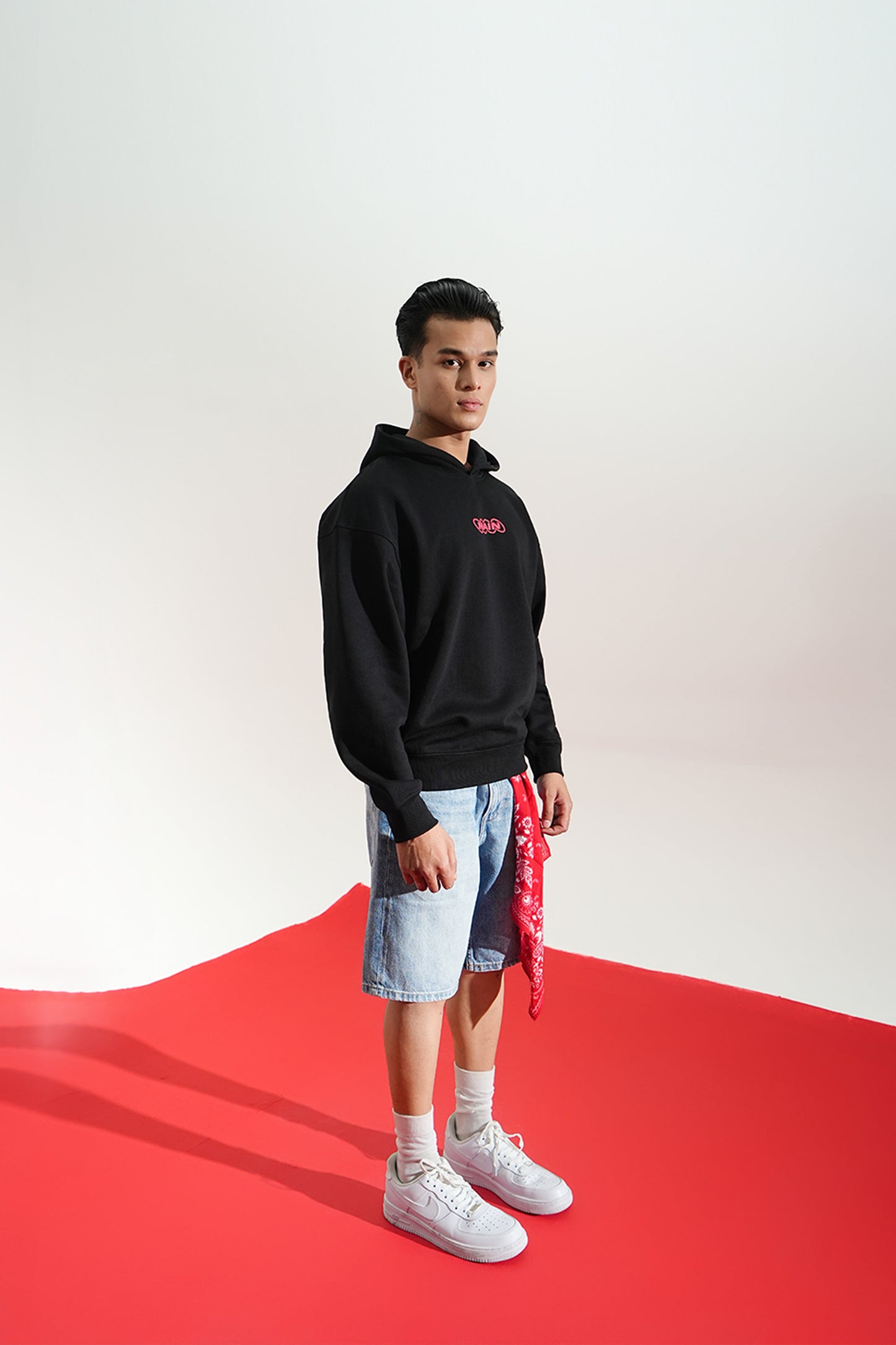 DIGITAL BLACKOUT OVERSIZED HOODIE