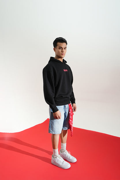 DIGITAL BLACKOUT OVERSIZED HOODIE