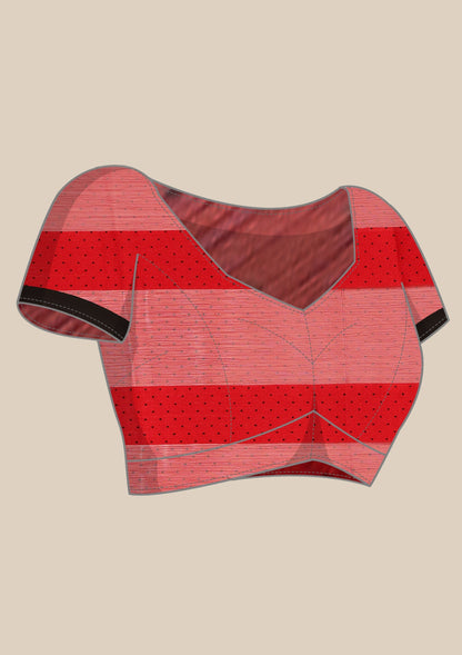 Multicolor Abstract Printed Chiffon Saree