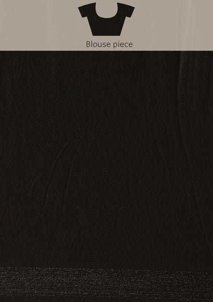 Multicolor Ombre Striped Chiffon Saree