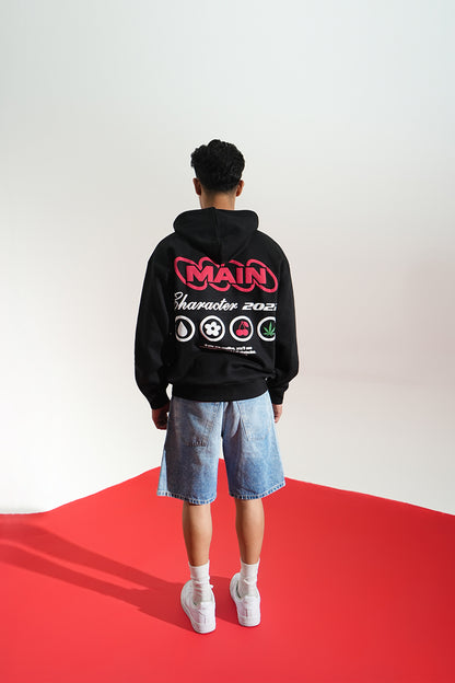 DIGITAL BLACKOUT OVERSIZED HOODIE