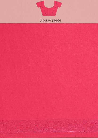 Multicolor Dyed Chiffon Saree