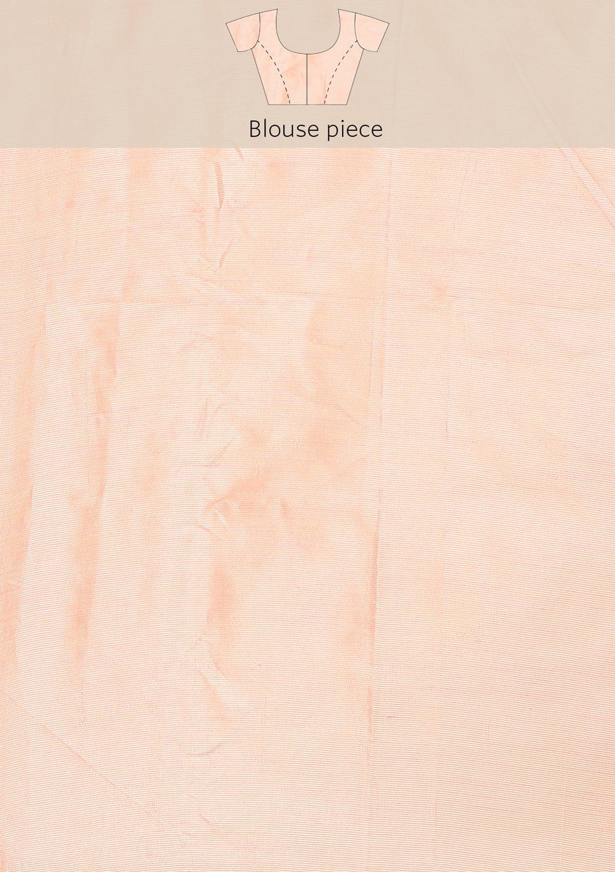 Pastel Pink Traditional Temple Pattern Tussar Saree