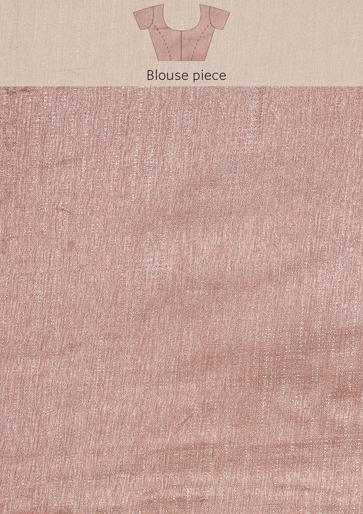 Copper A/O Floral Printed Art Tussar Matka Silk Saree