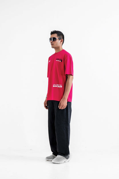 Redrum Pink Oversized T-Shirt