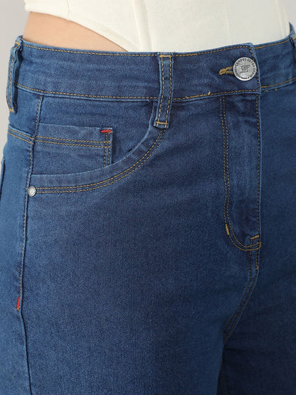 Women Comfort Stretchable Flared Jeans