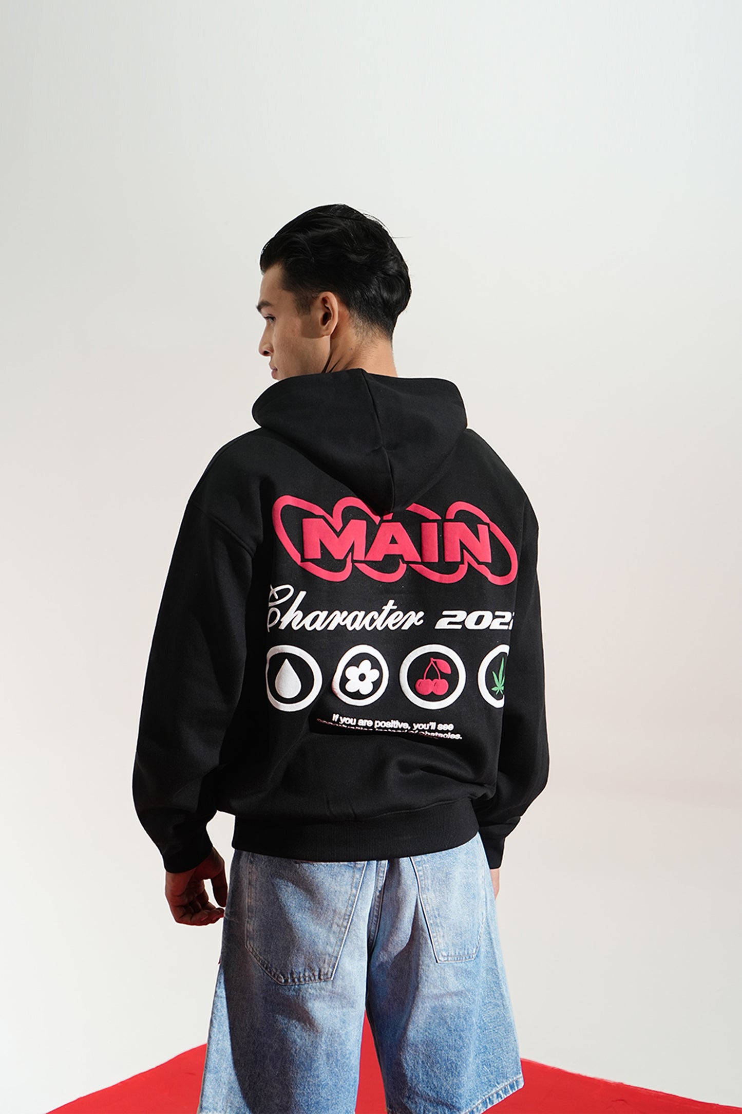 DIGITAL BLACKOUT OVERSIZED HOODIE