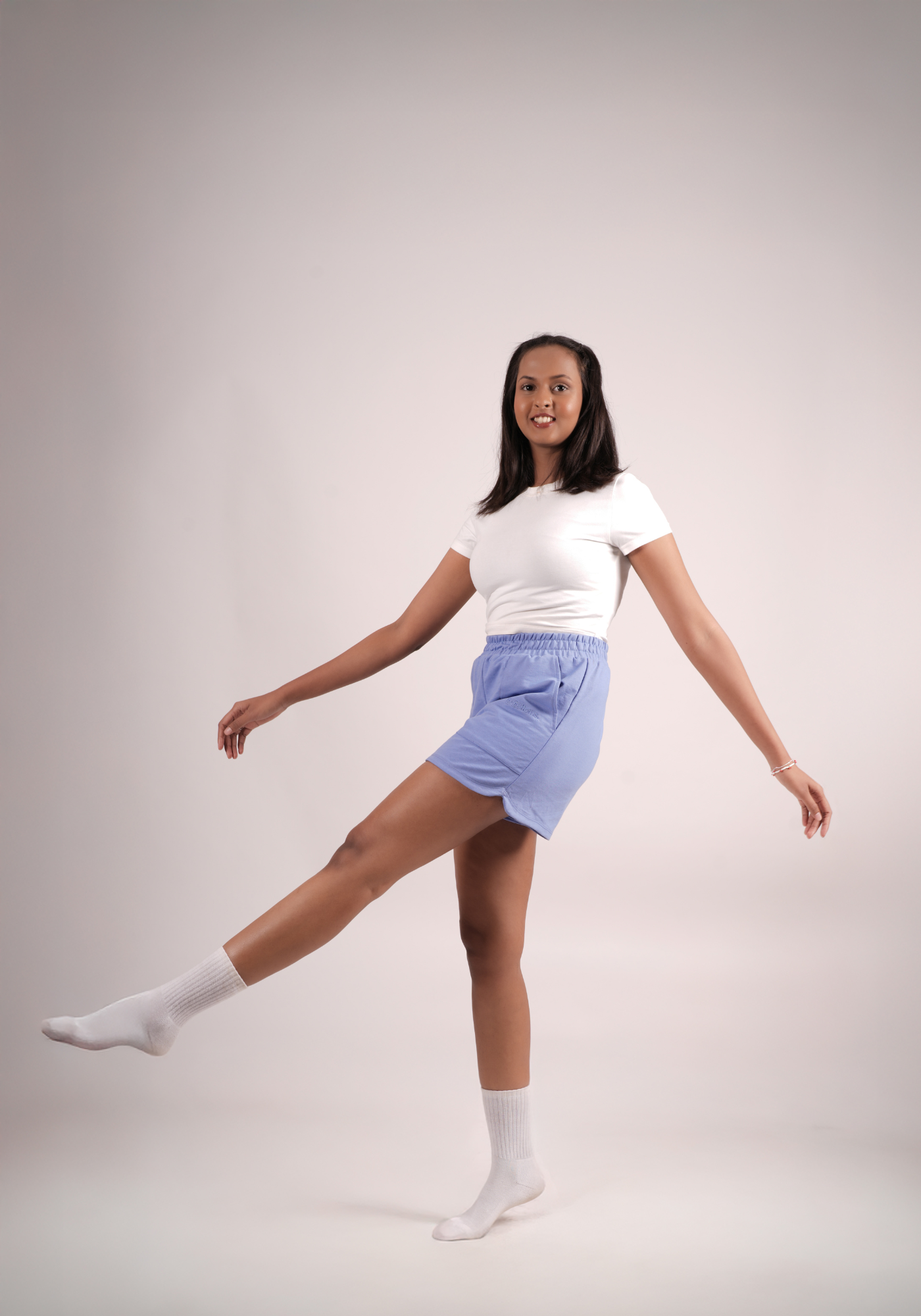 Playtime Shorts in Cornflower Blue