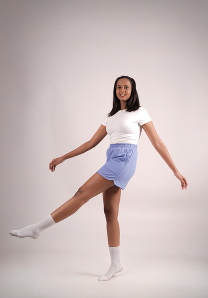 Playtime Shorts in Cornflower Blue