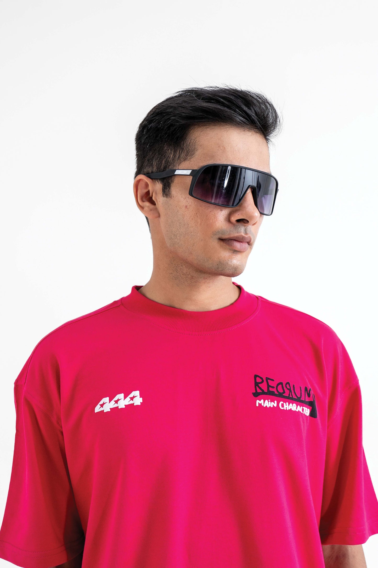 Redrum Pink Oversized T-Shirt