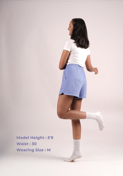 Playtime Shorts in Cornflower Blue