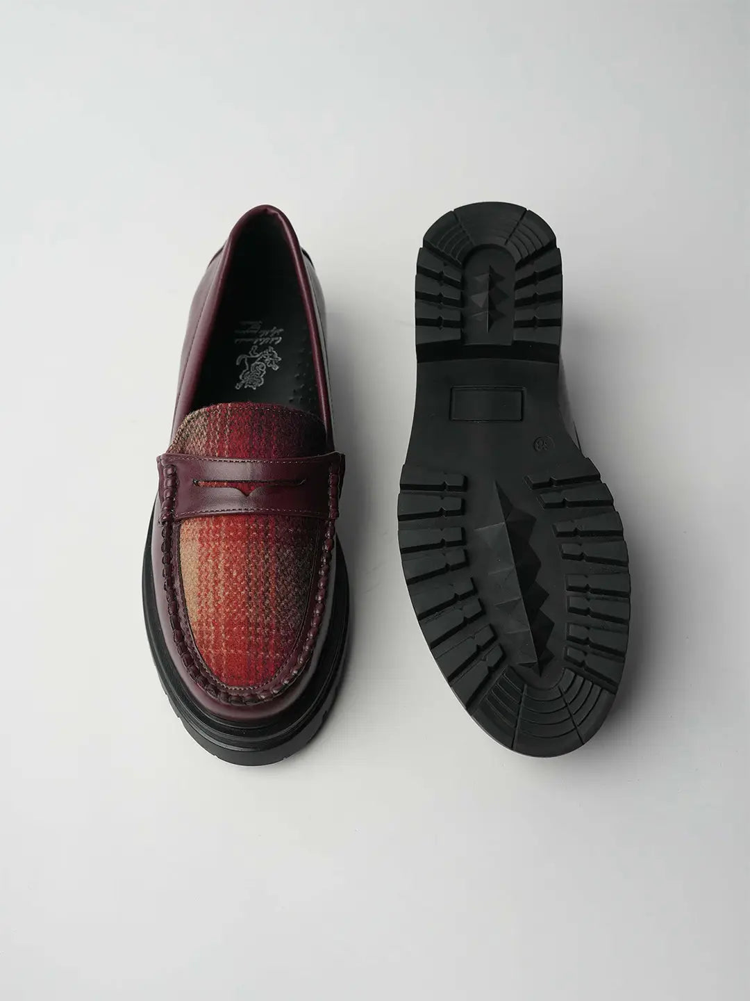 Theater Women Dr. Storm Cherry Chunky Penny Loafers