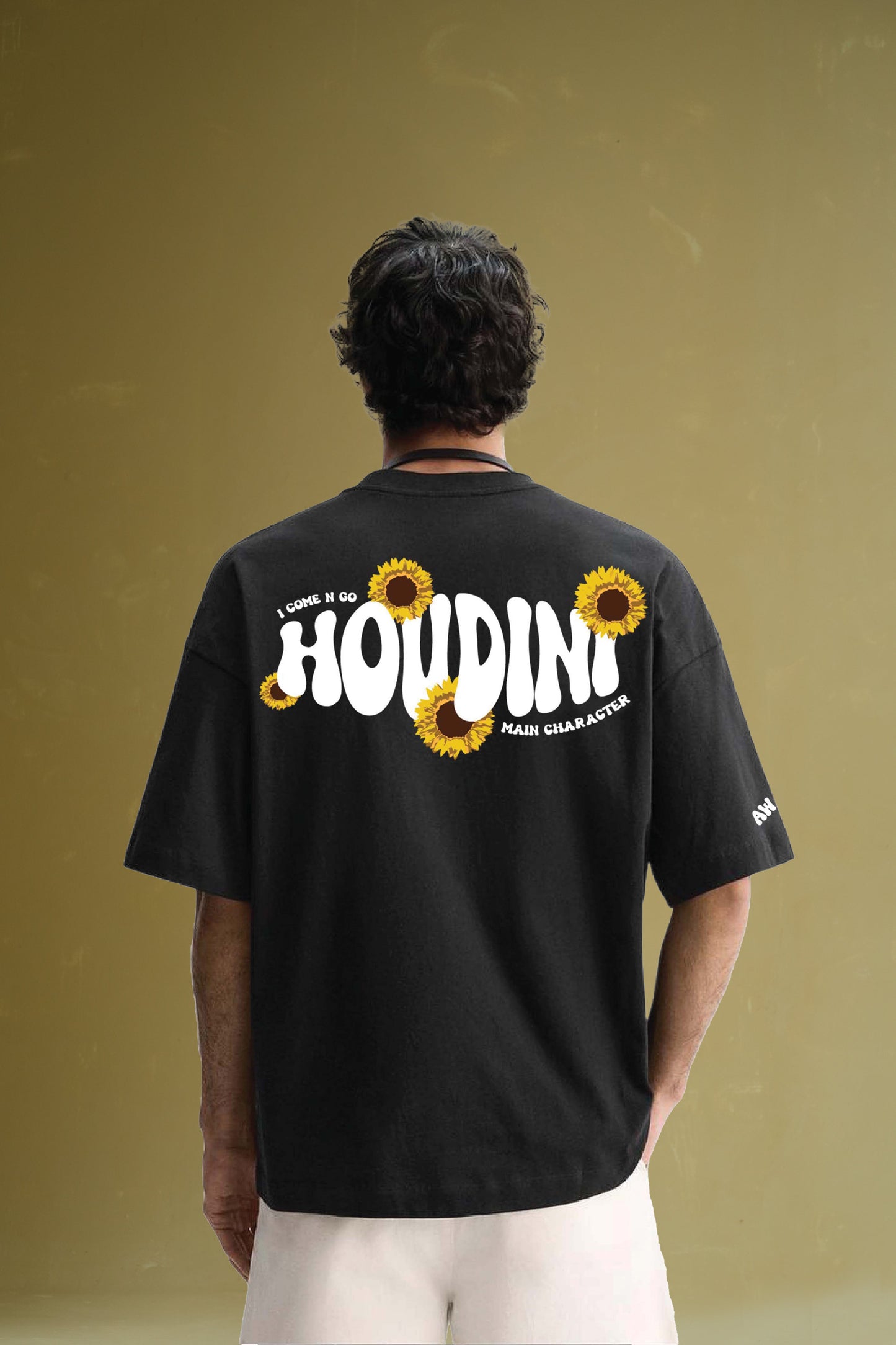 Houdini Black Oversized T-Shirt