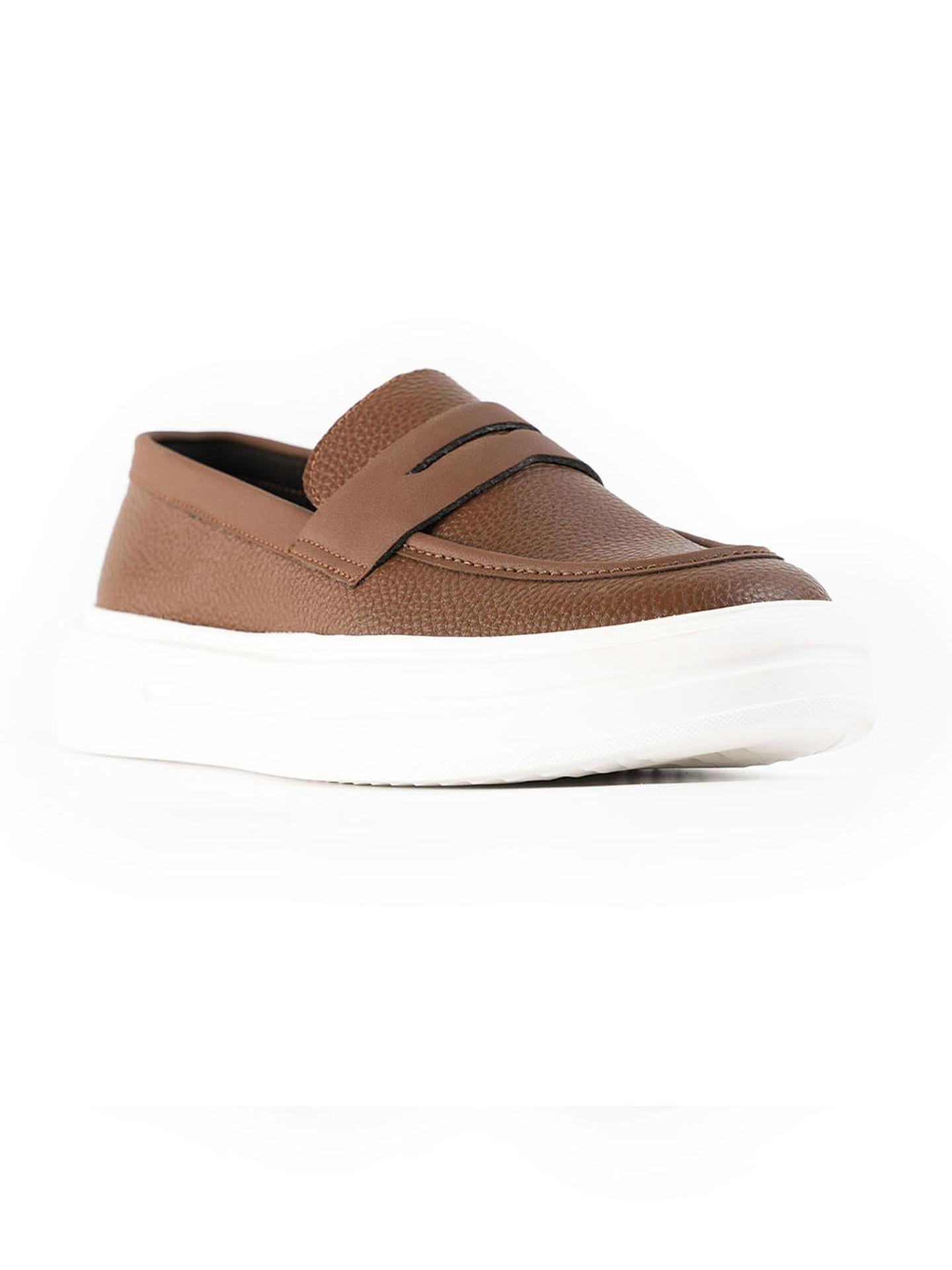 Monkstory Chunky Luxe Slip-On Sneakers - Tabac Brown
