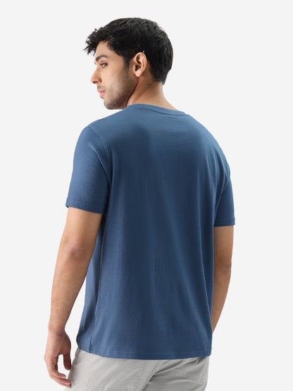 Classic Sustainable Tee: Indigo Bliss