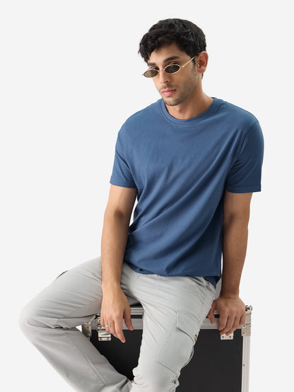 Classic Sustainable Tee: Indigo Bliss
