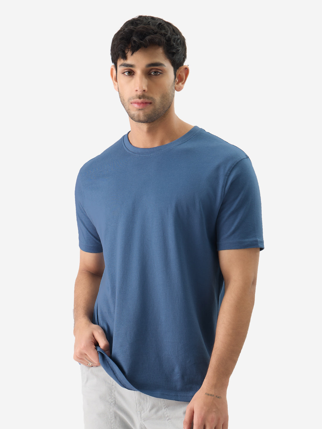 Classic Sustainable Tee: Indigo Bliss