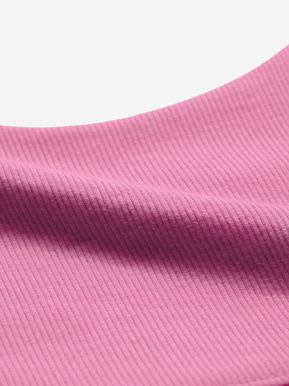 Flamingo Pink Bralette Top