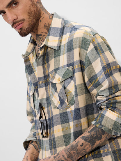 Plaid: Blue, Green, and Yellow