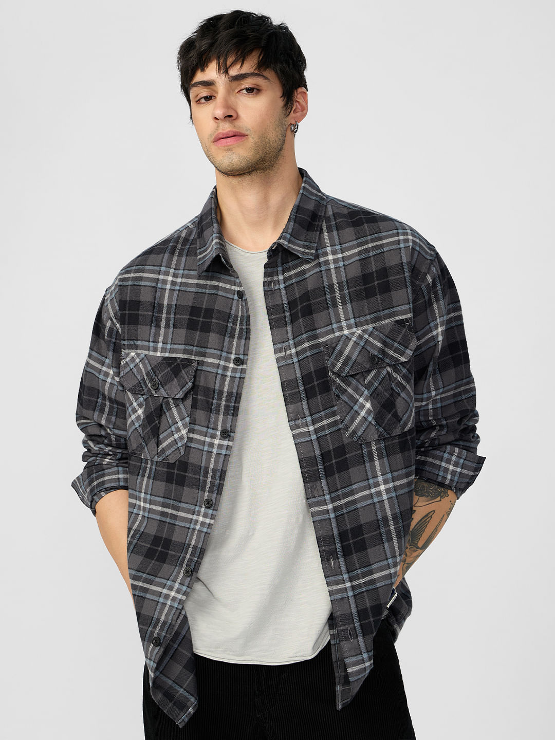 Plaid: Greyscale