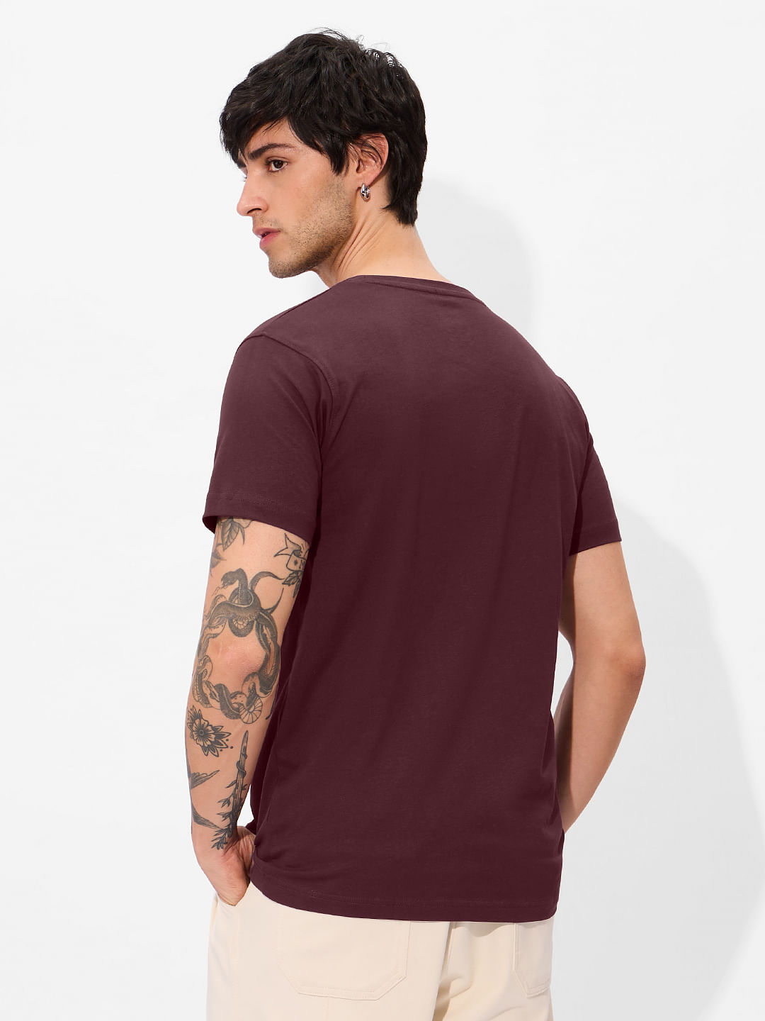 Solids: Burgundy
