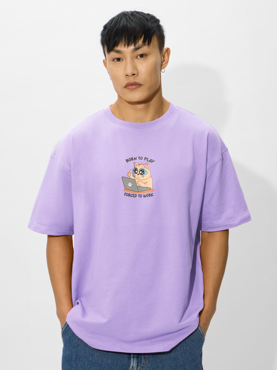 Oversized T-Shirt: Born To Play