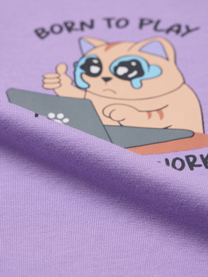 Oversized T-Shirt: Born To Play