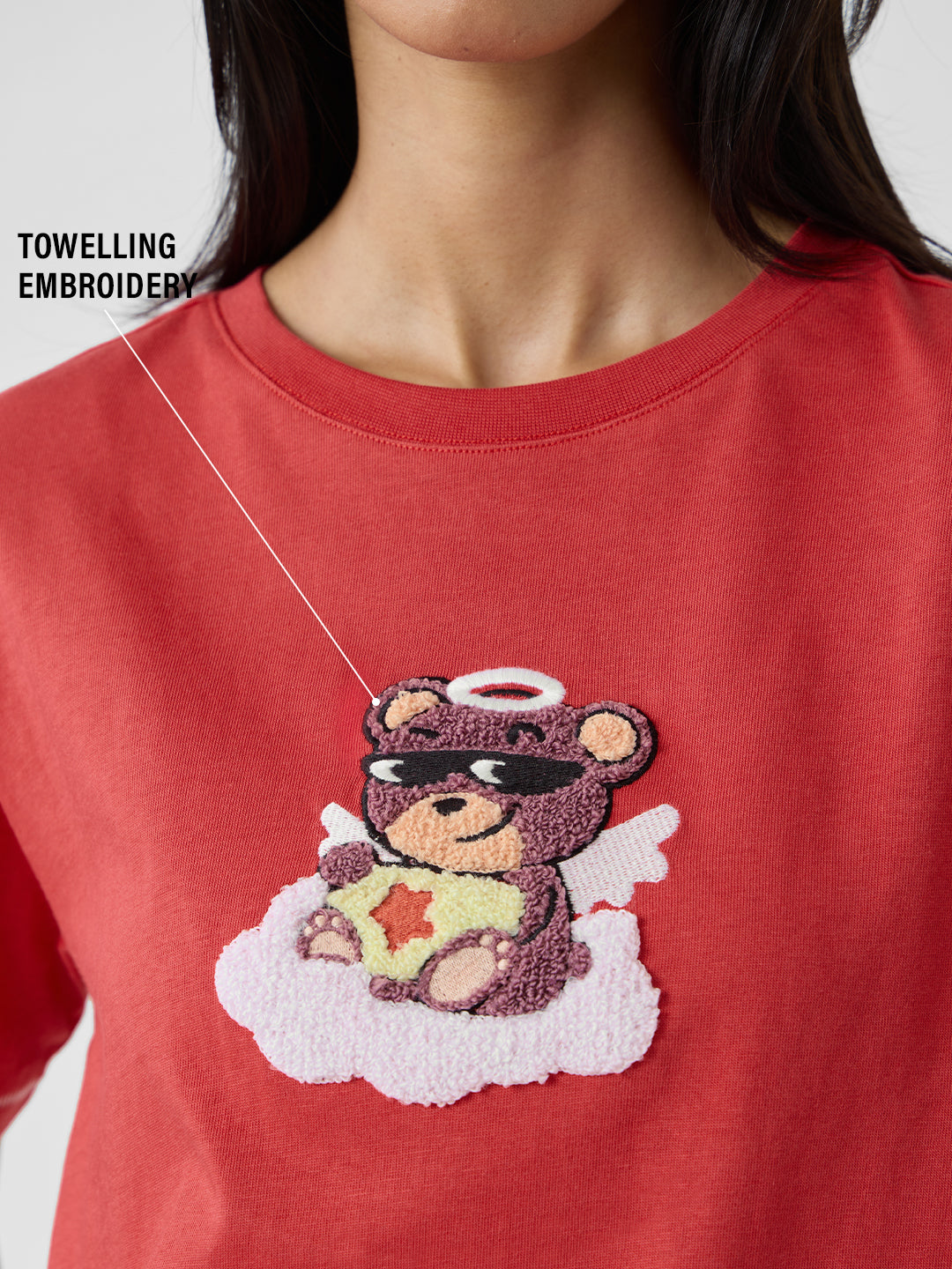 Relaxed T-Shirt: Angel Teddy