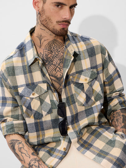 Plaid: Blue, Green, and Yellow