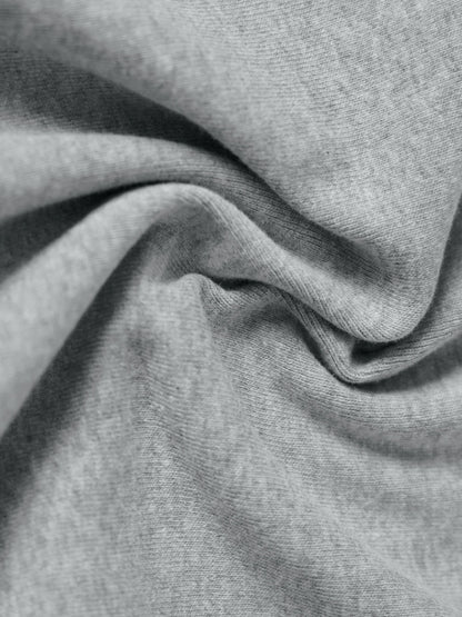 Ribbed Top: Grey Melange