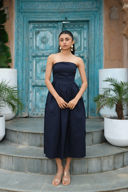 Tube Dress (Navy)