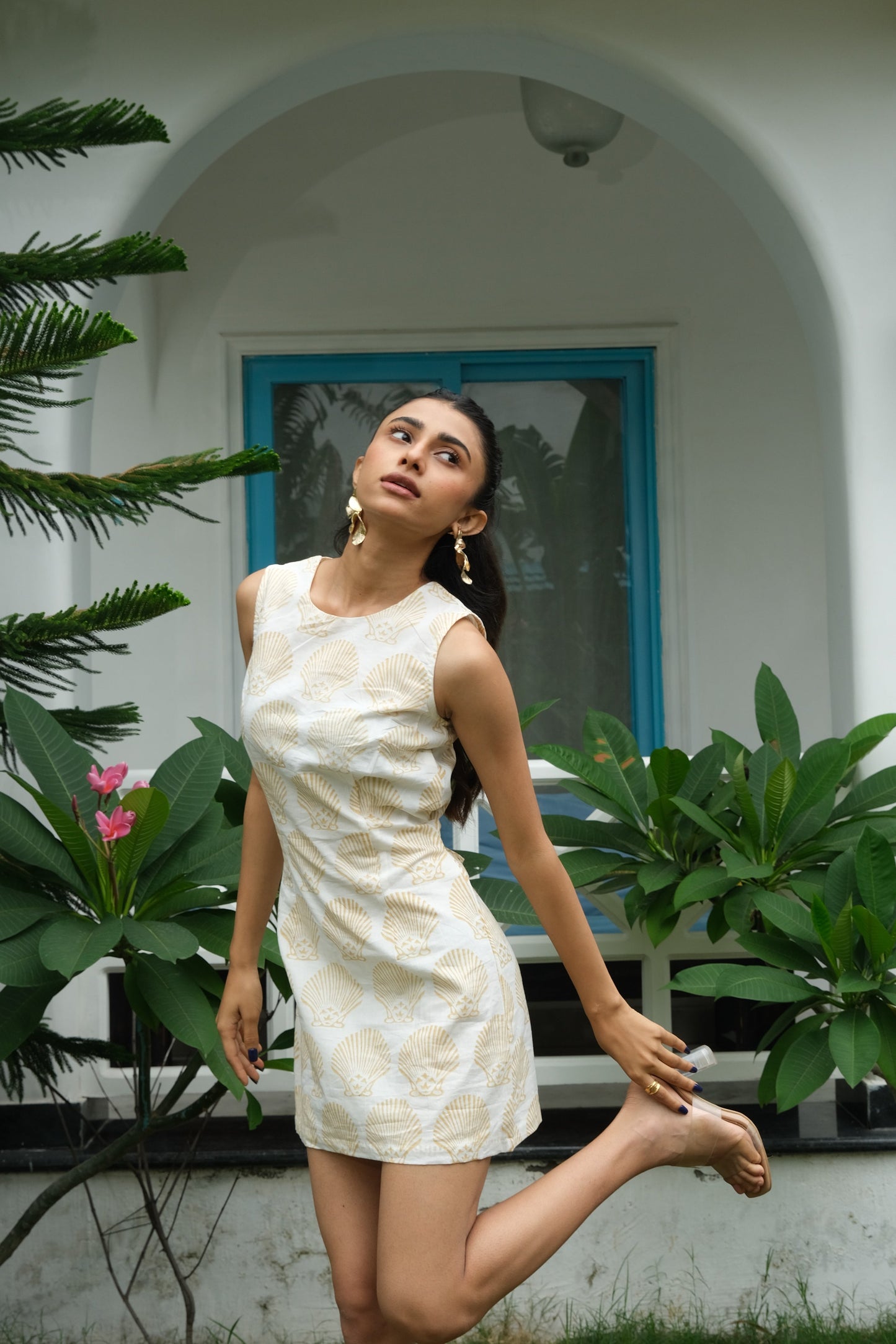 Tunic dress (Seashell)