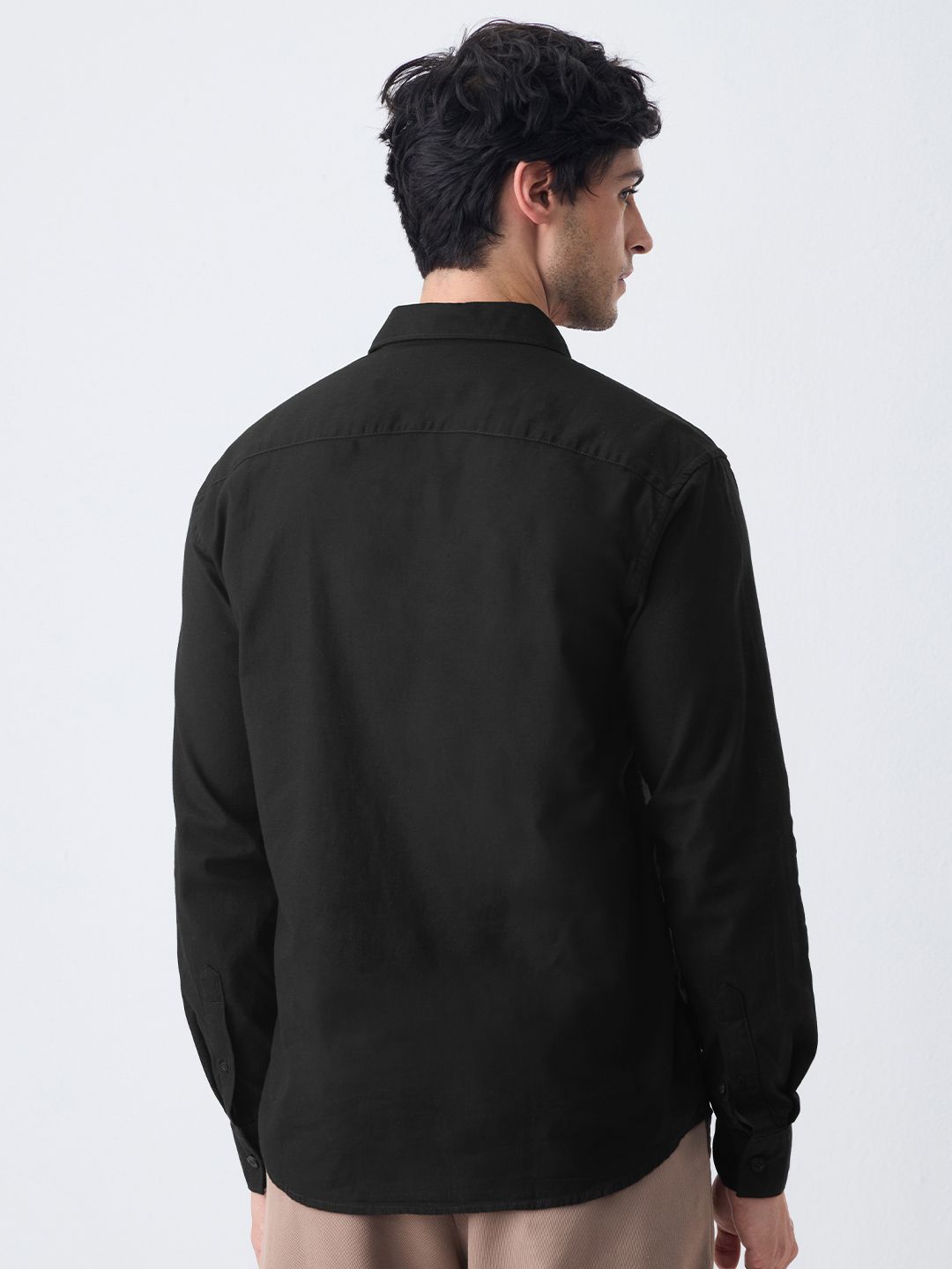 Cotton Linen: Soft Black