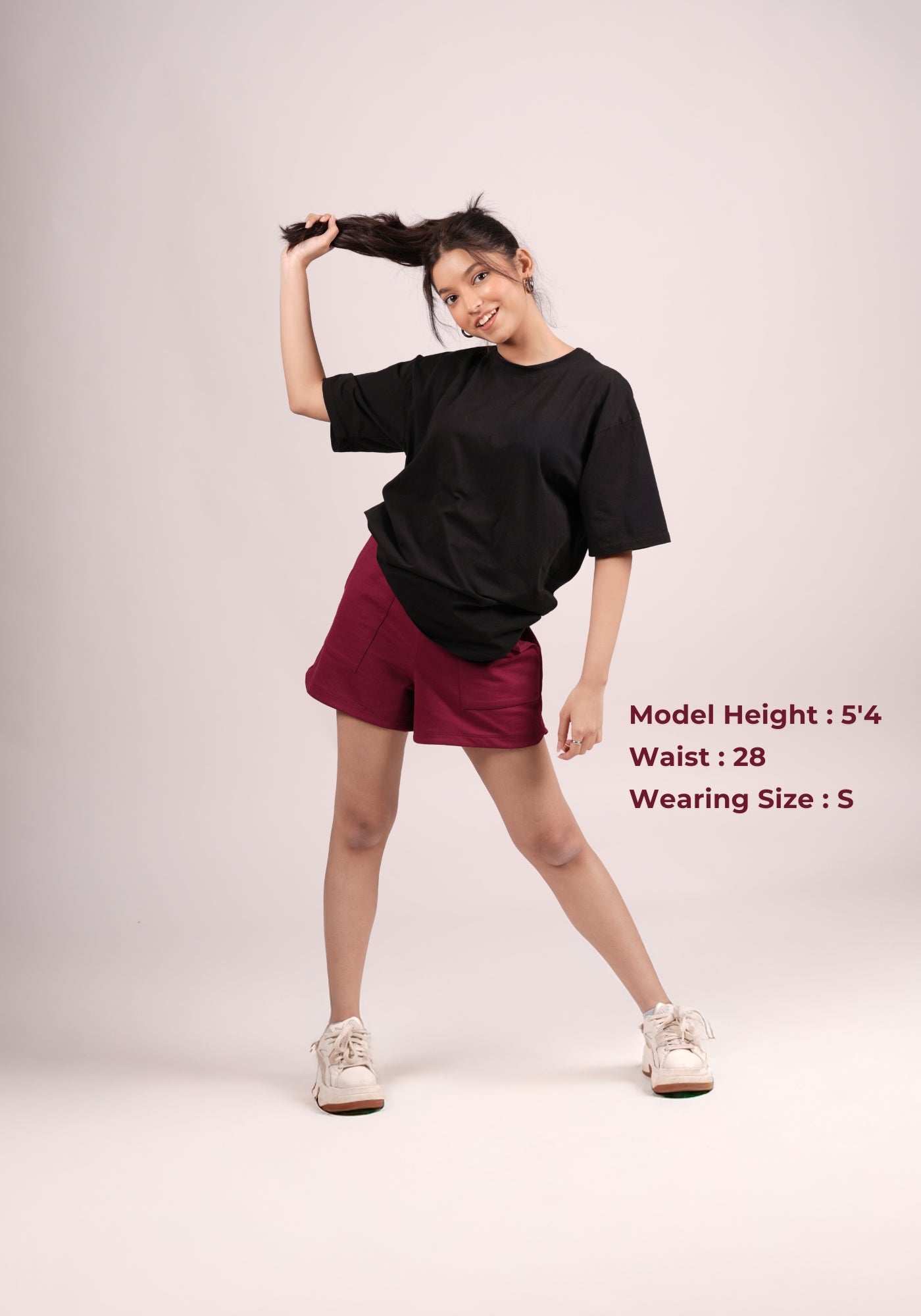 Playtime Shorts in Cranberry Red