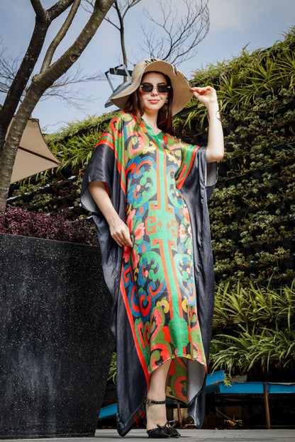 MUSEUM OF MONUMENT INSIDE TYEING KAFTAAN (Black)