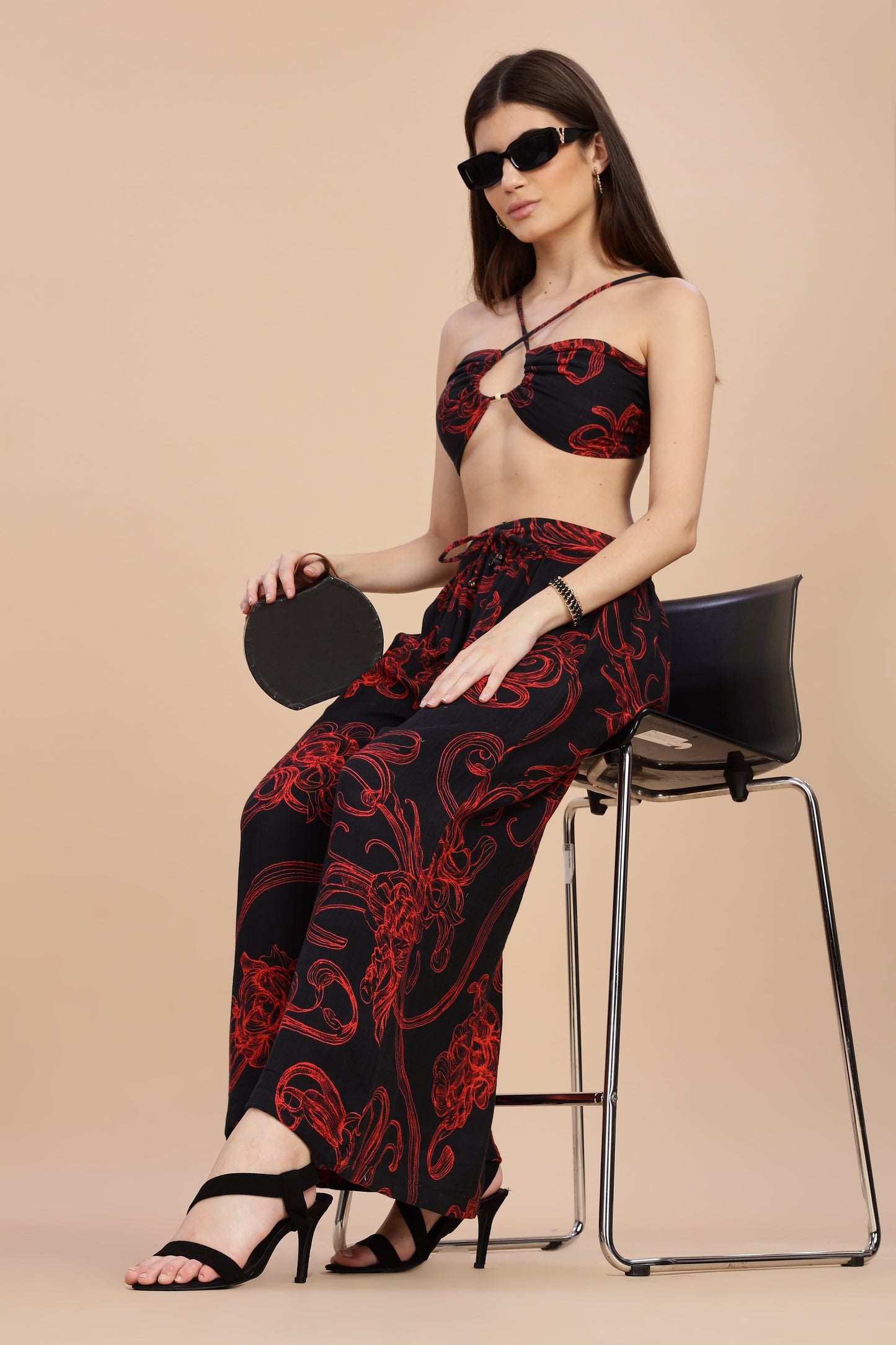 RAGING BLOOM BIKINI TOP