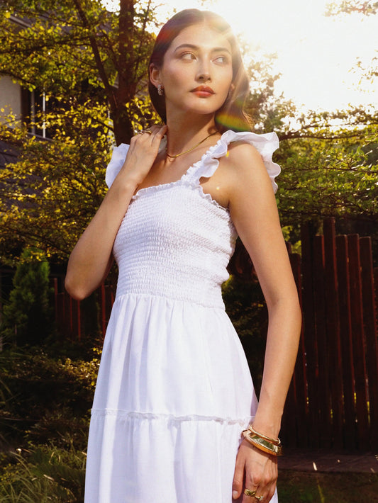 Nolita Cotton Frill Dress