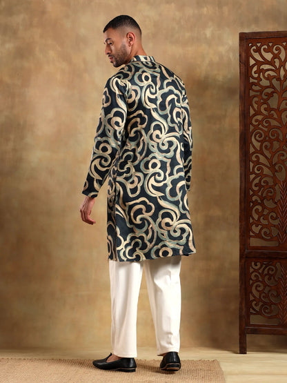 Heritage Abstract Printed Long Kurta