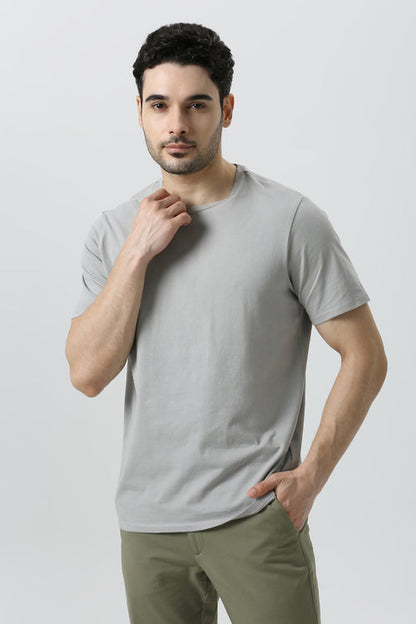 Essential Stretch T-Shirt (Black, Grey)